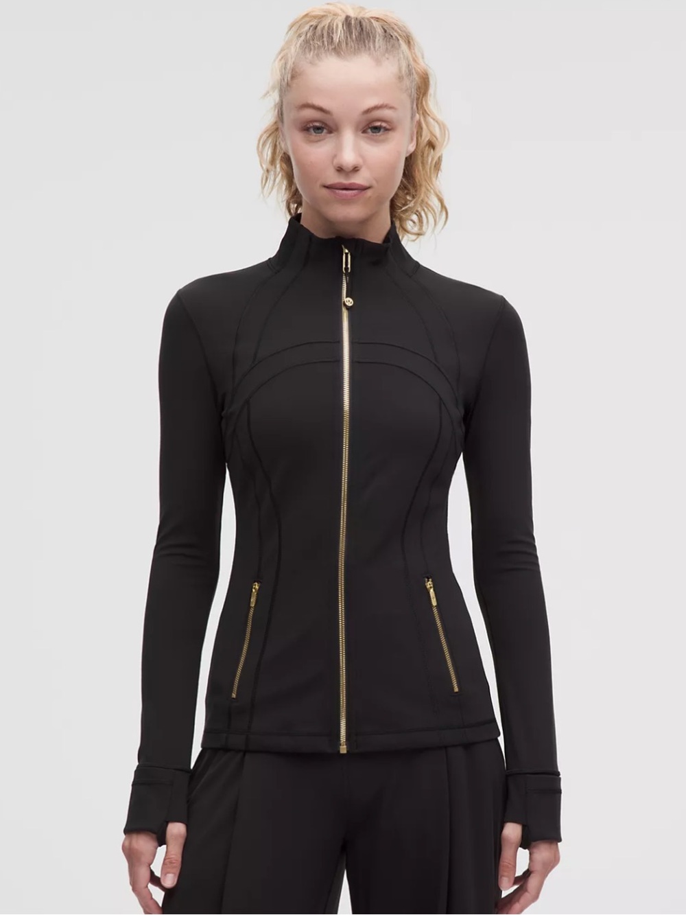 Lululemon Define Jacket Nulu Black Gold